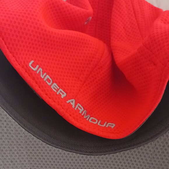 NWOT Under Armour Orange Youth Medium Hat - Picture 3 of 5